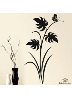 اشتري Leaves 1 Wall Sticker Black 96x150 سنتيمتر في مصر