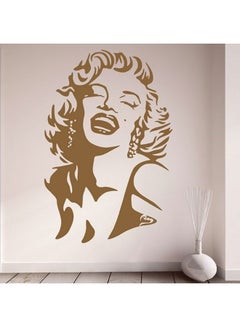 Buy Marilyn Monroe Wall Sticker Green 100x105cm in Saudi Arabia