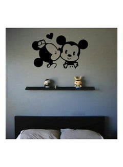 Buy Micky And Minnie 1 Wall Sticker Black 38 x58cm in Egypt