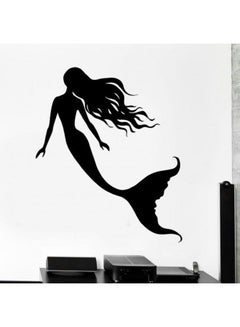 اشتري Mermaid 2 Wall Sticker Black 24x36 سنتيمتر في مصر