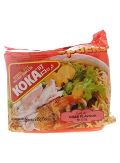 Buy Oreintal Style Crab Flavor Noodles 85grams Pack of 5 in UAE