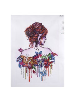 Buy DIY 5D Needlework Crystal Diamond Painting Multicolour 30x40centimeter in Saudi Arabia