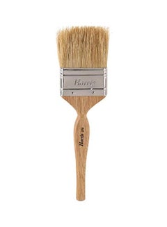 Buy Natural Bristle Brush Beige/Silver in UAE