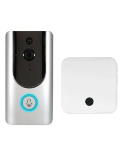 اشتري Wi-Fi Security Video Doorbell With Chime أبيض/ أسود/ فضي في الامارات