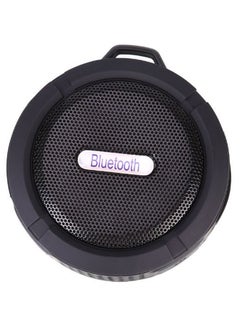 اشتري Waterproof Portable Wireless Bluetooth Speaker أسود في الامارات