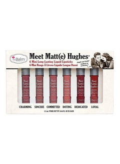 Buy 6-Piece Meet Matte Hughes Liquid Lipstick Set Multicolour in Saudi Arabia