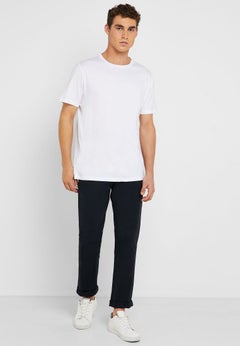 Buy Westbury Regular Fit Chinos Dark Navy in UAE