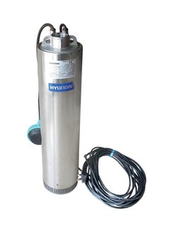 Buy Submersible Deep Well Pump Silver/Black 1.25inch in Saudi Arabia