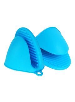 Buy Silicone Oven Mitts Blue in UAE