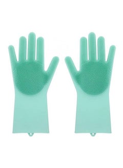 اشتري Pair Of Magic Cleaning Gloves Green في السعودية