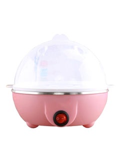 Buy Egg Cooker 69435154 Pink/White/Silver in UAE