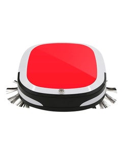 Buy Ultra Thin Rechargeable Robot Vacuum Cleaner 24238 Red/White/Black in Saudi Arabia