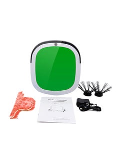Buy Ultra Thin Rechargeable Robot Vacuum Cleaner 24238 Green/White/Black in Saudi Arabia