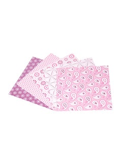 Buy 50-Sheets  Folding Papers 10x10cm Pink in UAE