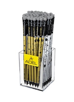 Buy 72-Piece Blacklead Pencil With Eraser Tip Multicolour in UAE