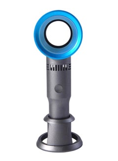 اشتري Mini Ventilator Handheld USB Bladeless Fan zero9 Black/Blue في الامارات