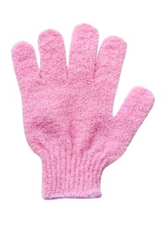 Buy Exfoliating Body Scrub Gloves Pink in Egypt