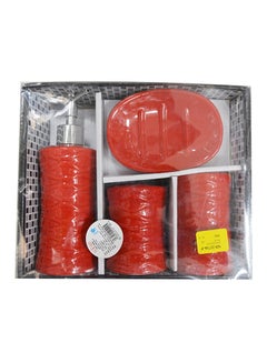 اشتري Bathroom Accessory Set Multicolor 12.2 x 10.2 x 5.3inch في الامارات