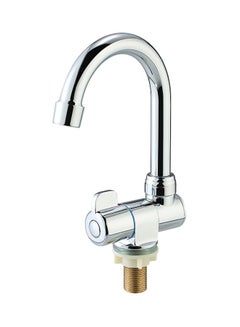 Buy Mounted Rotating Faucet Silver 25x19x7centimeter in Saudi Arabia