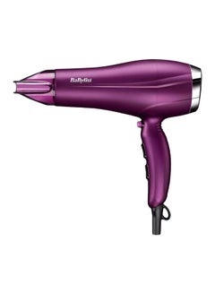 Buy Velvet Orchid 2300 DC Hair Dryer, Built-in 3 Heat & 2 Speed Settings With Cool Shot, Ionic frizz-Control For Smooth Hair, Stylish Lightweight Design For Comfort Use, 5513PSDE Purple in UAE
