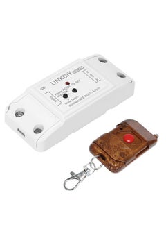 Buy 2-Piece Wireless Home Automation Module With 4 Channel Set White/Brown in UAE