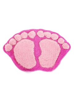 Buy Big Feet Door Mat Pink 60 x 40cm in Saudi Arabia