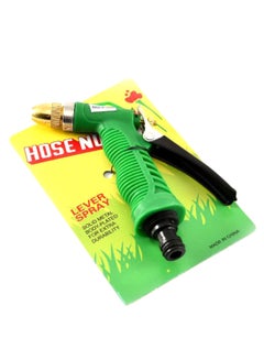 Buy High Pressure Water Spray Gun With Trigger And Nozzle Green/Black/Gold in Saudi Arabia