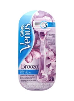 Buy Venus Breeze Razor Purple/White in UAE