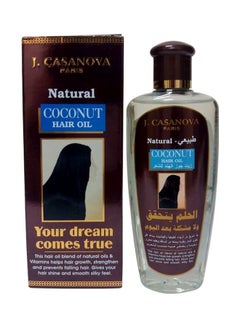 Buy Natural Coconut Hair Oil Clear 210ml in Egypt