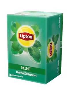 Buy Mint Flavour Herbal Infusion Tea 20 Eneveloped Bags in UAE