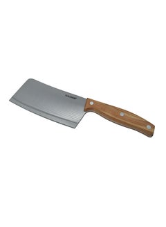 Buy Professional Kitchen Chef Knife Silver/Brown 6.5inch in Saudi Arabia