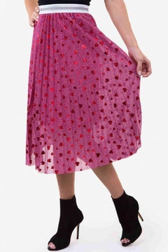 Buy Tulle Heart Skirt Pink in UAE