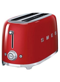 Buy 4 Slice Toaster 950W 1370.0 W TSF02RDUK Red/Silver in Saudi Arabia