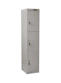 Buy Steel Locker Cabinet Grey 120x80x60centimeter in UAE