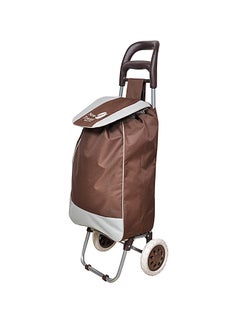 Buy Shopping Trolley Brown 20"inch in Saudi Arabia