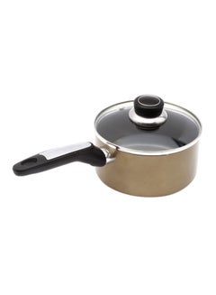 Buy Saucepan with Lid Beige 18cm in UAE