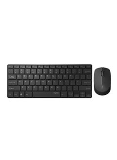 اشتري Wireless Desktop Keyboard Mouse Combo Black في السعودية