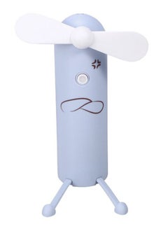 Buy Creative Phone Holder Fan A004 Blue/White in UAE