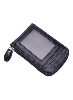 Buy RFID Slim Wallet With Credit Card Holder Black in Saudi Arabia