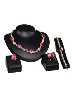 اشتري 4-Piece Necklace Earring Jewelry Set في السعودية