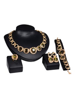 Buy 4-piece Necklace Earrings set in UAE