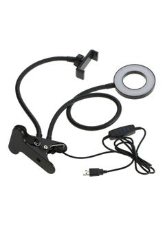 Buy Selfie Ring Light With Holding Clamp Black/White in Egypt