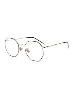 Buy unisex Full Rim Hexagon Shape Eyeglasses Frame in Saudi Arabia