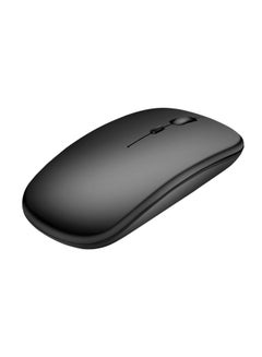 Buy 600.0 mAh Rechargeable Wireless Optical Mouse Black in Saudi Arabia