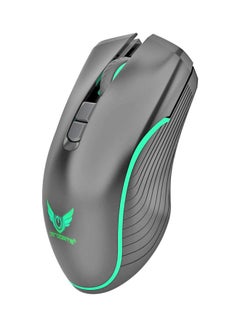 Buy Wireless Gaming Mouse Black/Green in Saudi Arabia