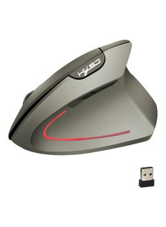 Buy T24 2.4G Wireless Vertical Mouse Grey in Saudi Arabia