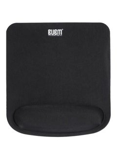 Buy Wrist Rest Support Mouse Pad Black in Saudi Arabia