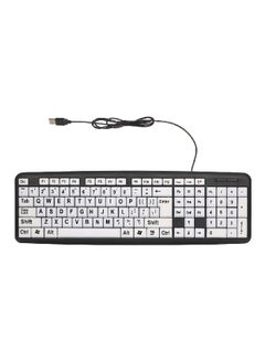 اشتري لوحة مفاتيح سلكية بمنفذ USB أبيض في السعودية