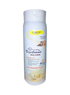 اشتري Milk Flavoured Dry Cleaning Powder For Pet Blue 150ml في السعودية