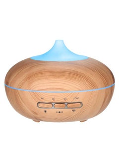 Buy Ultrasonic Air Humidifier With LED Wood/Blue in Egypt